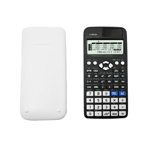 Dakexiong FX-991EX - Calculadora científica multifunción, 552 funciones, 10+2 pantallas, ideal para estudiantes y profesores, oficina, color negro