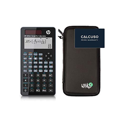 Calcuso - Calculadora HP 300S Plus + funda protectora WYNGS negra + garantía extendida de Calcuso