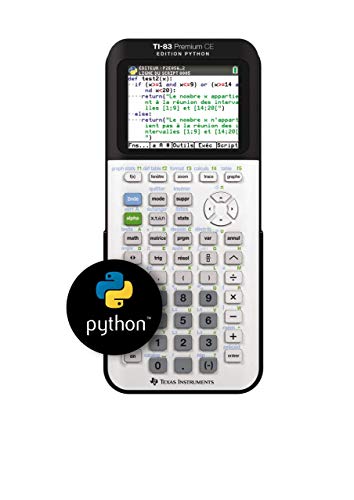 Texas Instruments TI-83 Premium CE Python - Calculadora científica color
