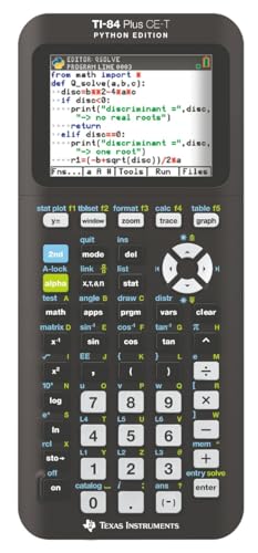 Texas Instruments TI-84 CE-T Python, Gráfica