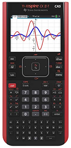 ACCO TI NSPIRE CX II CAS - Texas Instruments Calculadora Gráfica y Programable, negro