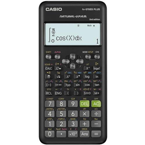 Calculadora Casio Fx-570es Plus 2nd Edition Calculadora Cientifica con 417 Funci