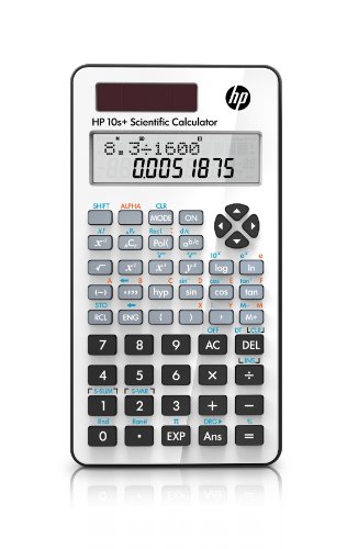 HP 10s+ - Calculadora (Bolsillo, Científico, Color Blanco, Botones, Dot-Matrix, Battery/Solar)