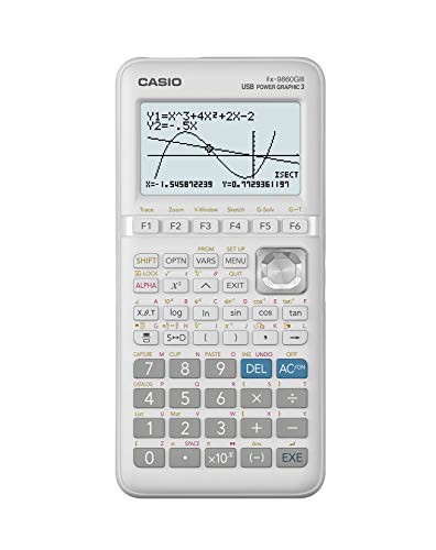 Casio FX-9860GIII - Calculadora gráfica, 21.2 x 91.5 x 184 mm, color plateado