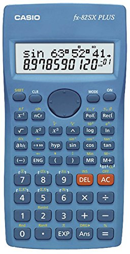 Casio FX-82SX Plus - Calculadora, 19.5 x 78 x 155 mm, azul