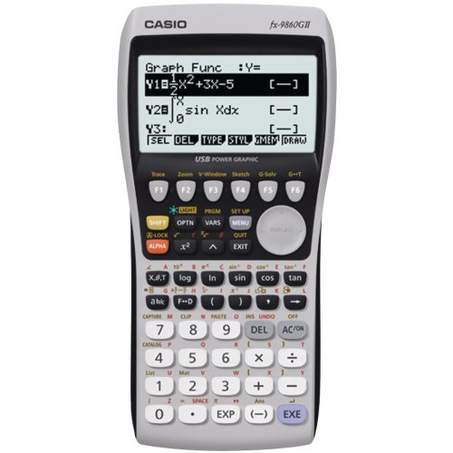 CASIO FX-9860GII Calculadora Gráfica 1.5MB, Gran pantalla